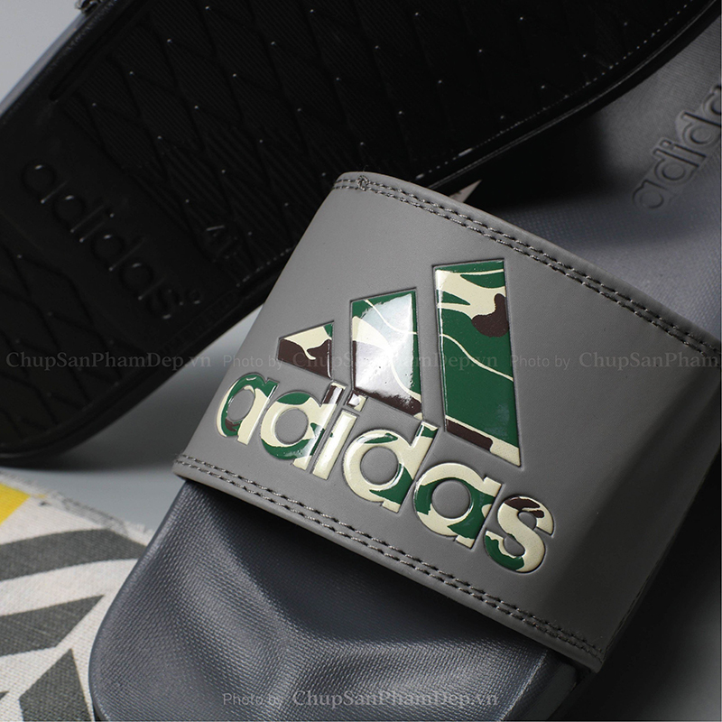 Dép Adidas Plus Logo Xanh QC Thể Thao