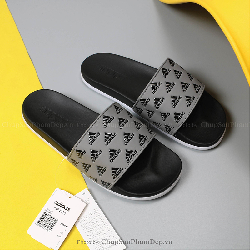 Dép Plus Logo Adidas Màu Năng Động