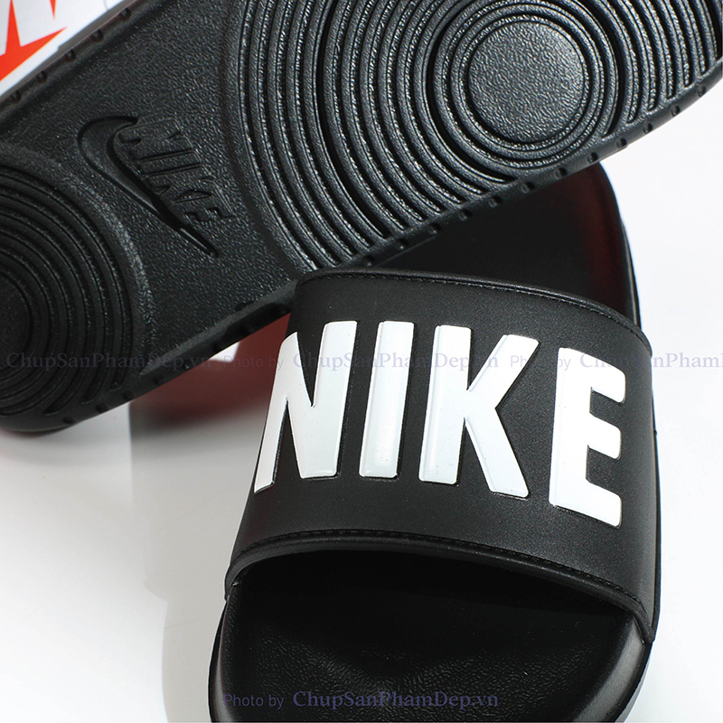 Dép Bản Logo Nike Màu Quai Úp Thể Thao