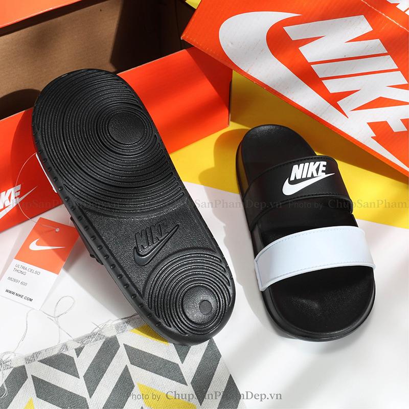 Dép Bản Logo Nike 2 Quai Thời Trang